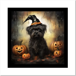 Affenpinscher Halloween Posters and Art